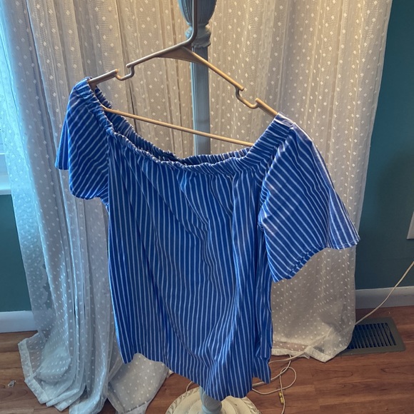 Banana Republic off the shoulder top. Women’s size S - Picture 2 of 6